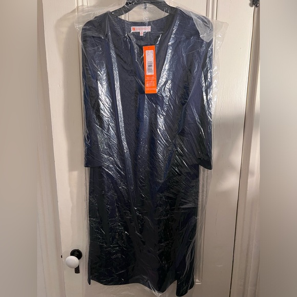 Jude Connally Megan dress (longer version), size M, navy, new with tags - Picture 2 of 4